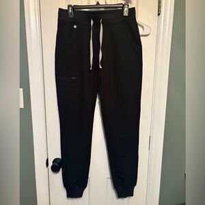 EUC Figs Black Jogger Scrub Pants